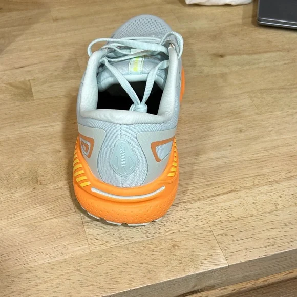 Brooks Women's Athletic Shoes - Light Gray and Orange - Picture 2 of 8